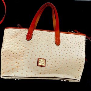 Dooney & Bourke Ostrich Embossed Leather Brandy
Bag